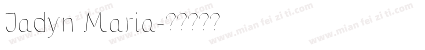 Jadyn Maria字体转换